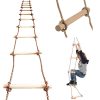 wooden swing ladder
