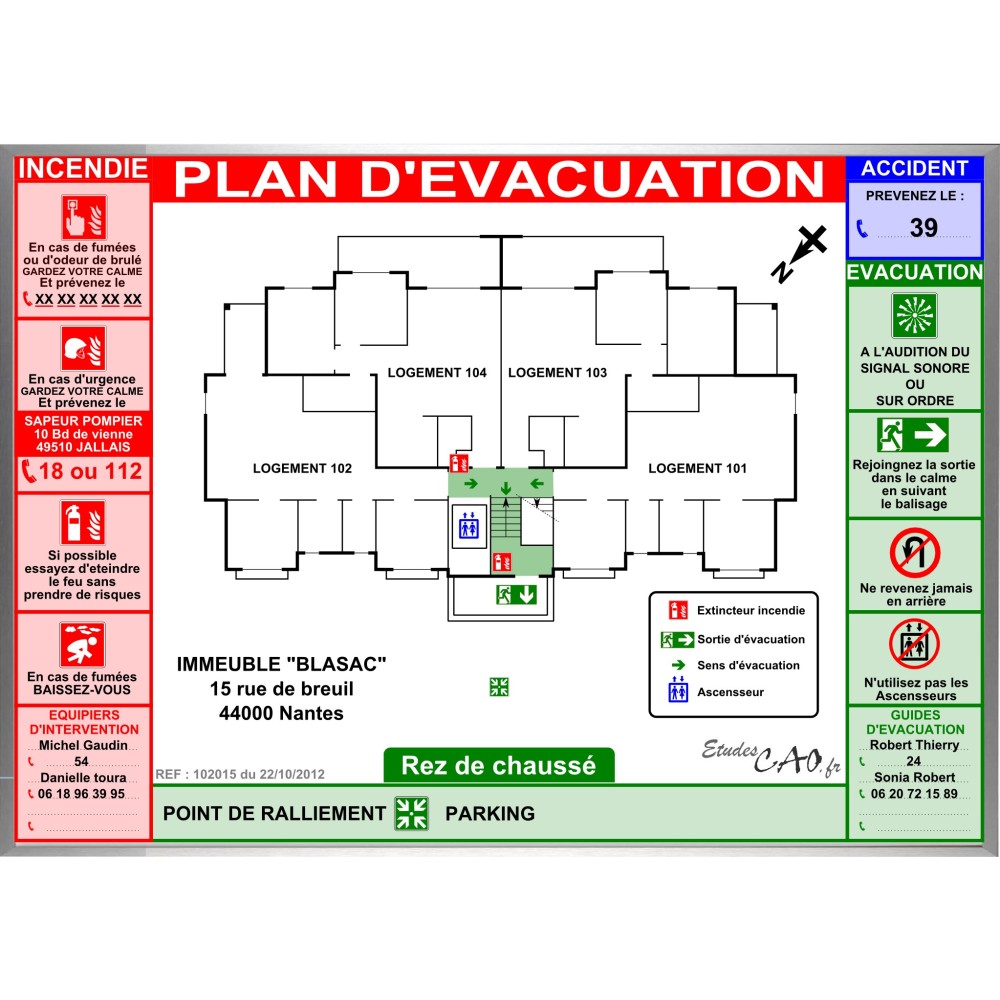 Plan d'Évacuation