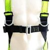 Full Body Safety Harness & Lanyard - Stranded Size - Fall Protection - Portable Personal Protective Equipment for Rock Climbing