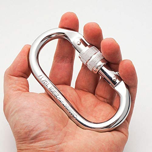 A2 Stainless Steel Snap Hook Carabiner Spring Clips Karabiner Lock