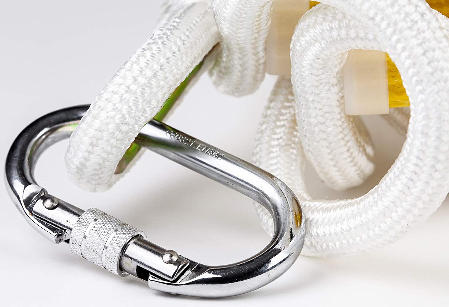 1/8 Inch Adjustable Heavy Duty Tie Down Rope Carabiner Hook Clip Hanger  150lbs
