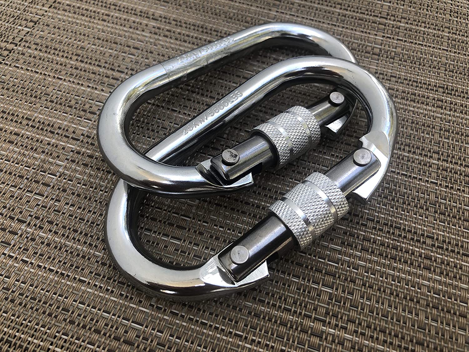 A2 Stainless Steel Snap Hook Carabiner Spring Clips Karabiner Lock