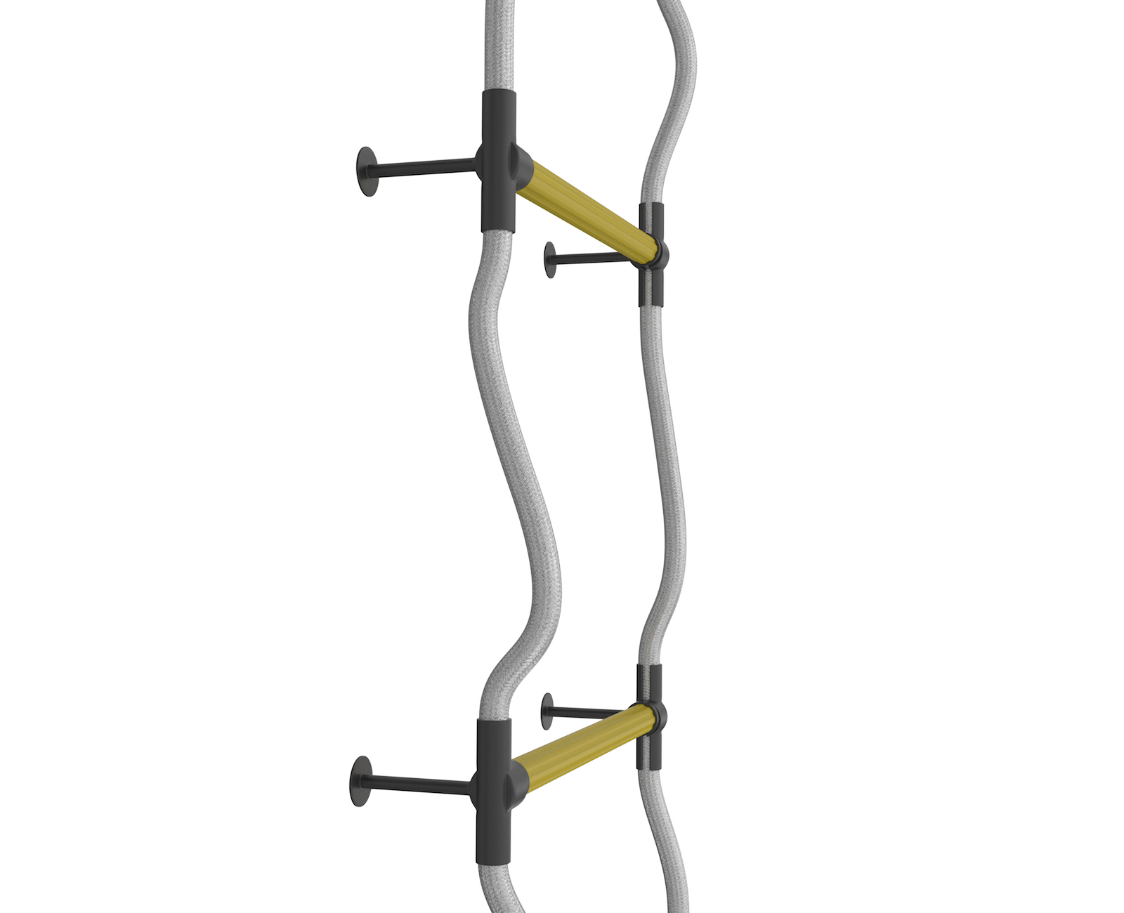 Recue Rope Ladder Rescue Rope Ladder 2 Storey 16ft with Stand-Off Stabilizers - ISOP Canada