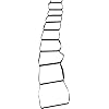 black ladder