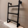 Stationary Metal Built-in Ladder 3 Rungs 2