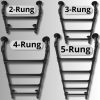 Wall-Mounted 2-Step Secured Ladder 2