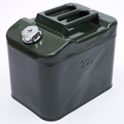 Portable Oil Drum 20L (5.3 gallon) | Fuel Container Square Aluminum Cover 1 Portable Oil Drum 20L