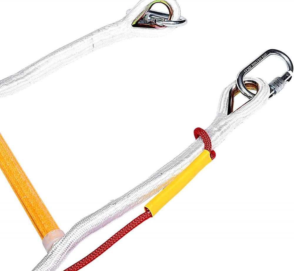 Seilleiter Feuerleiter 10 m mit Ganzkörpergurt – Bild 8