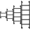 5-Sprossige Wandmontierte Stehleiter 1