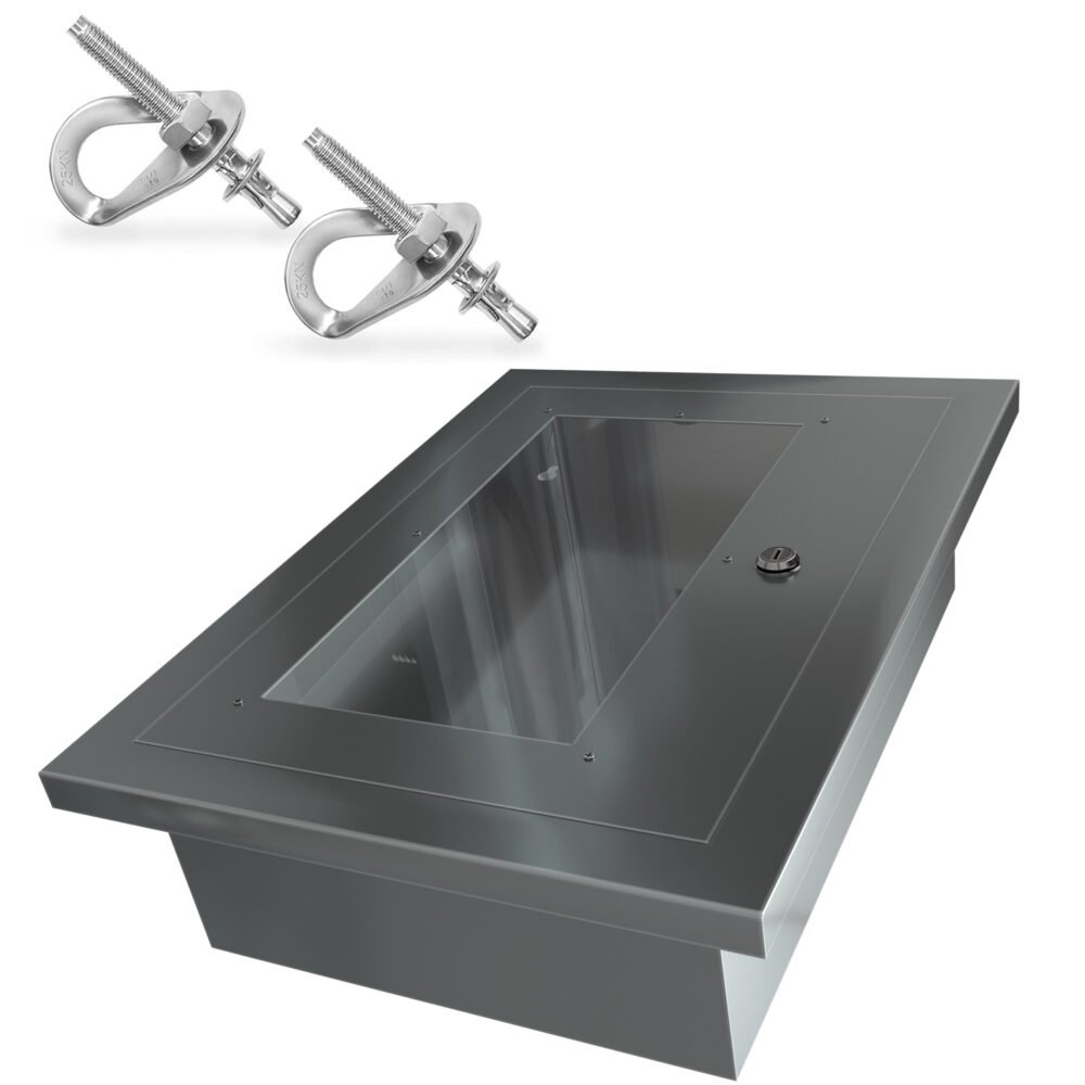 Aluminiumgehäuse für Feuerleiter 3 Etagen