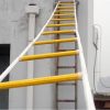 Escalera de cuerda de seguridad de 7.5 m con estabilizadores de separación 5