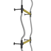 Escalera de cuerda para incendios de 2.5 m con estabilizadores de separación 11