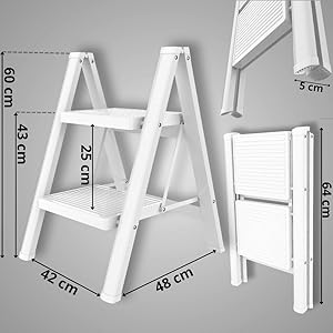 ISOP Escalera Plegable de Aluminio