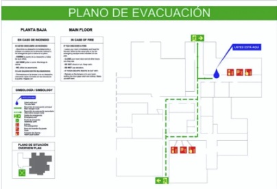 plan de evacuación contra incendios