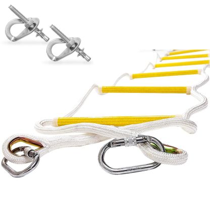 ISOP Échelle de corde pour enfants pour balançoire 2,5 m 1