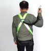 full body harness with lanyard back