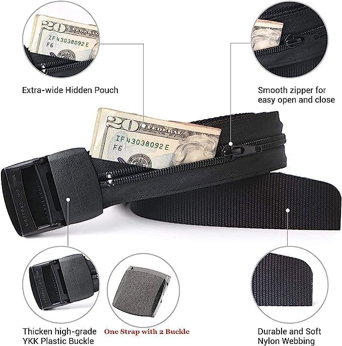 hidden pocket money belt