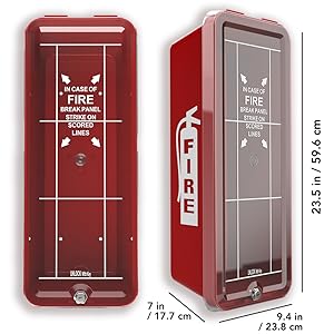 Fire Extinguisher Plastic Box large