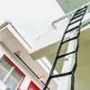 Fireproof rope ladder for apartments