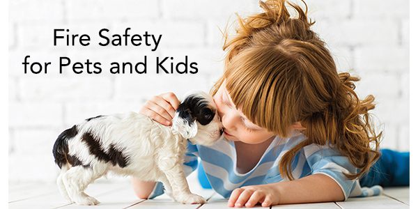 Sicurezza antincendio per animali domestici e bambini