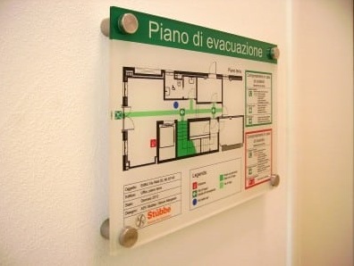 piano di evacuazione antincendio