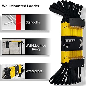 Scala di fuga da esterno montata 3 piani 8m 8