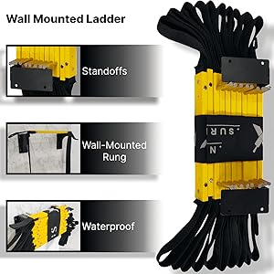 Scala di fuga da esterno montata 3 piani 8m 7