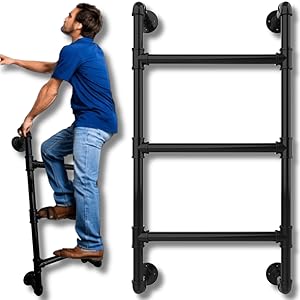 Stationaire Metalen Staps Ladder