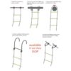 Emergency Fire Escape Rope Ladder 3 - 4 Story 32 ft with Safety Belt