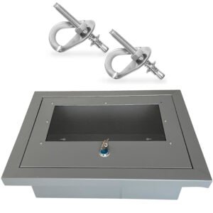 Aluminiumskap for Brannstige for 3 Etasjer