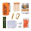 Emergency Survival Shelter Tent for 2 People 3 Paracords Tent Stakes Glow Stick Whistle 100 Waterproof Tent Ultralight Extra Large 1