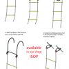 Emergency Ladder Fire Escape 32 ft 3-4 Story Homes with Safety Cord 4