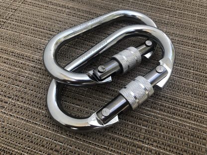 Heavy Duty Climbing Carabiners | Pack of 2 Spring Hooks 1