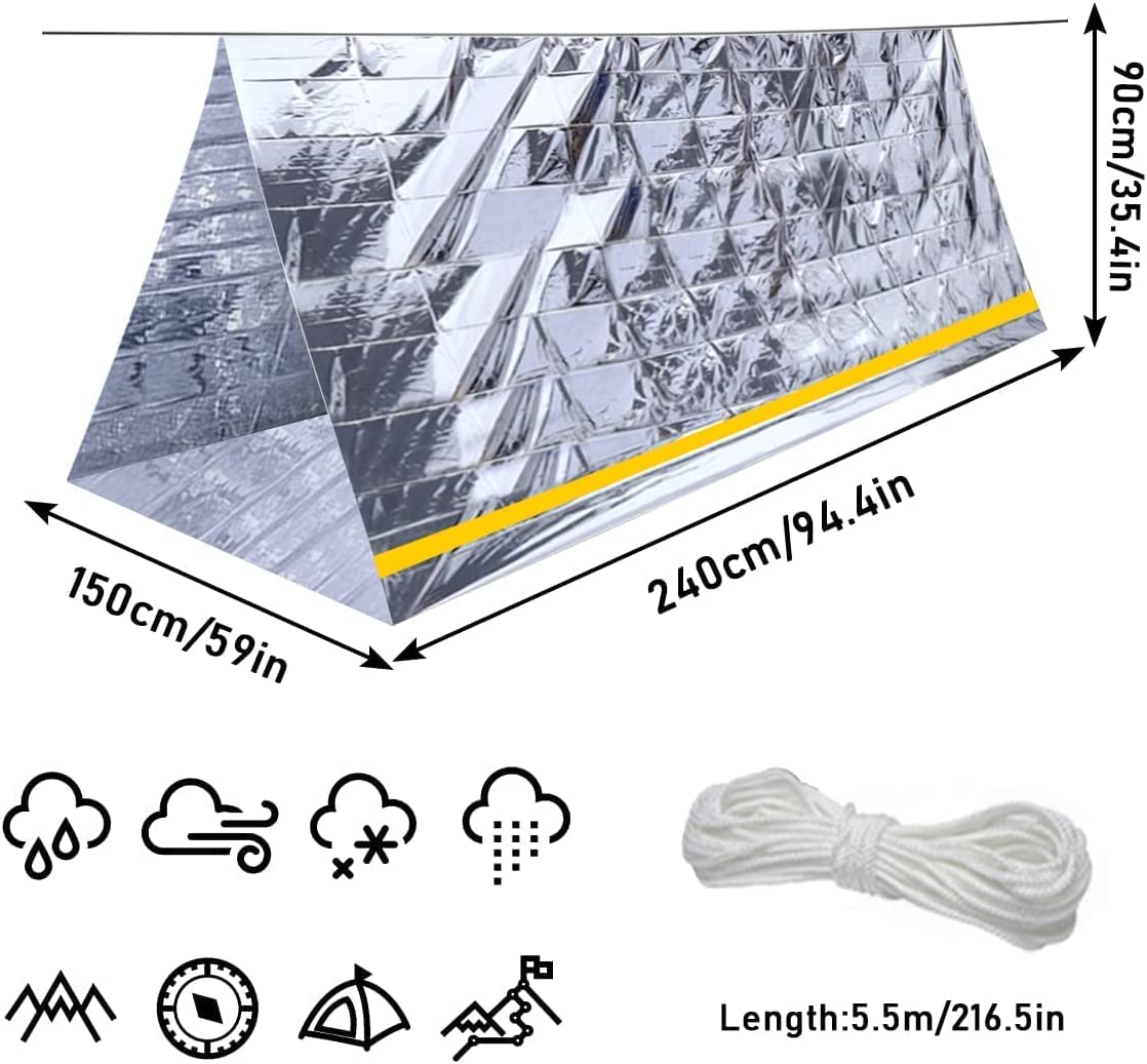 Military survival clearance tent