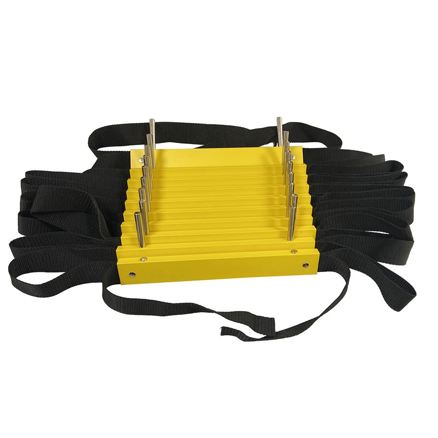 Emergency Escape Ladder 2 Storey 4m with Carabiners ISOP UK