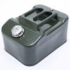 10L (2.6 gallon) Jerry Can | Portable Oil Drum with Square Aluminum Cover 3 Aluminum Oil Drum 10L