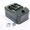 10L (2.6 gallon) Jerry Can | Portable Oil Drum with Square Aluminum Cover 4 Oil Drum with Aluminum Cover