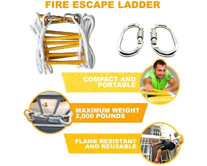 Emergency Fire Escape Rope Ladder