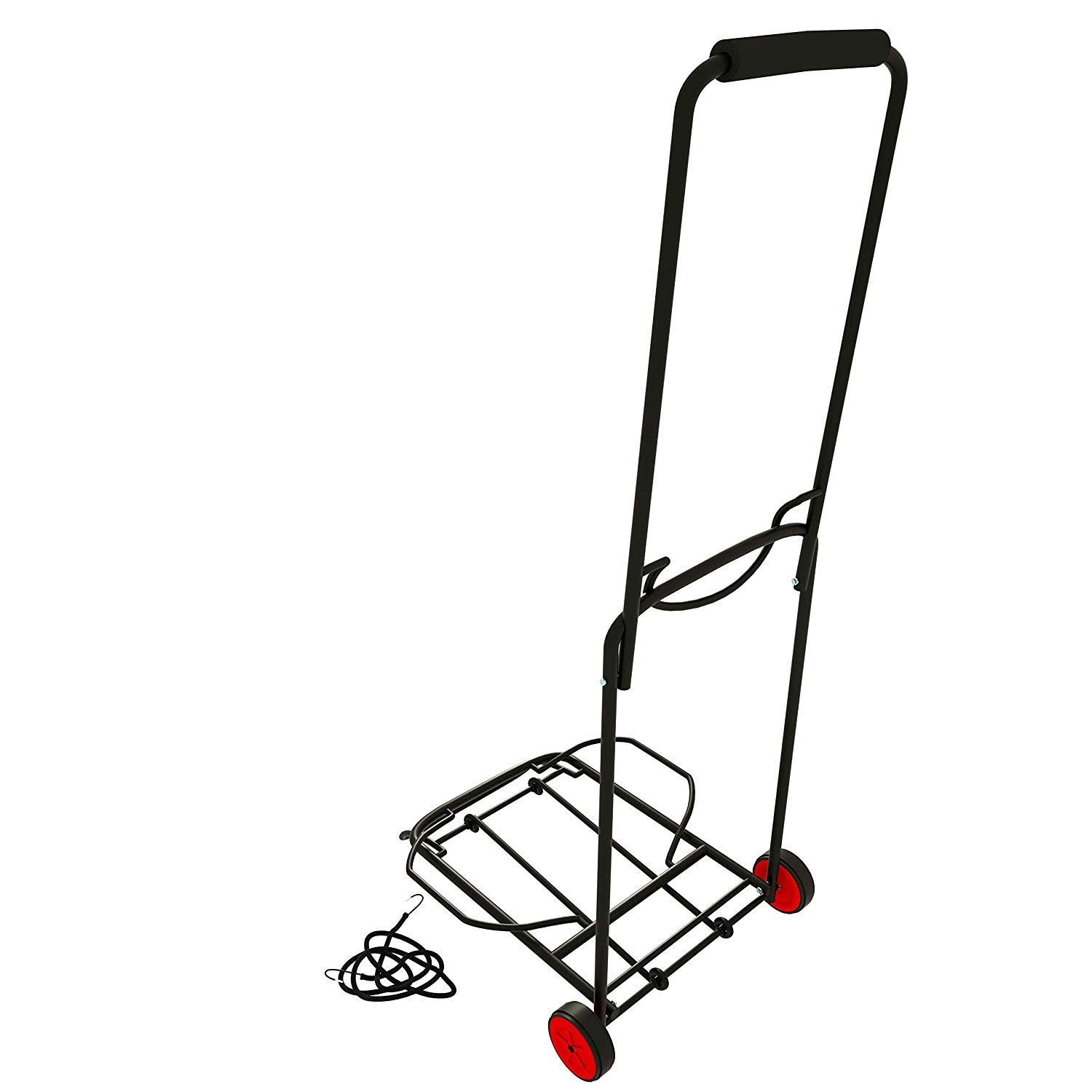 Details about   Folding Hand Truck Dolly,Heavy-Duty Luggage Cart with Telescoping Handle,165 LB 