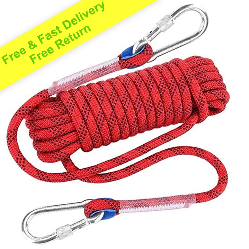 ISOP Climbing Rope 50ft (15m) 8mm for Man Woman or Children