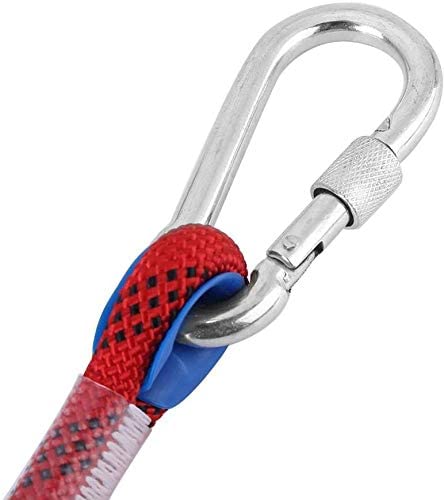 YOYIAG Outdoor Climbing Rope Safety Rope for Roofing 8 mm High Strength  Safety Rope with 2 Steel Hooks, Braided Nylon Rope for Climbing Camping  Caving (Blue) : : Sports & Outdoors