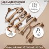 Tree Climbing Rope Ladder for Kids 16ft (5m) or Adults 1