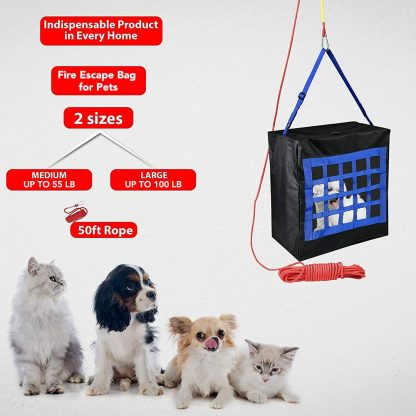 Fire Evacuation Device for Pets up to 55 Pounds 2