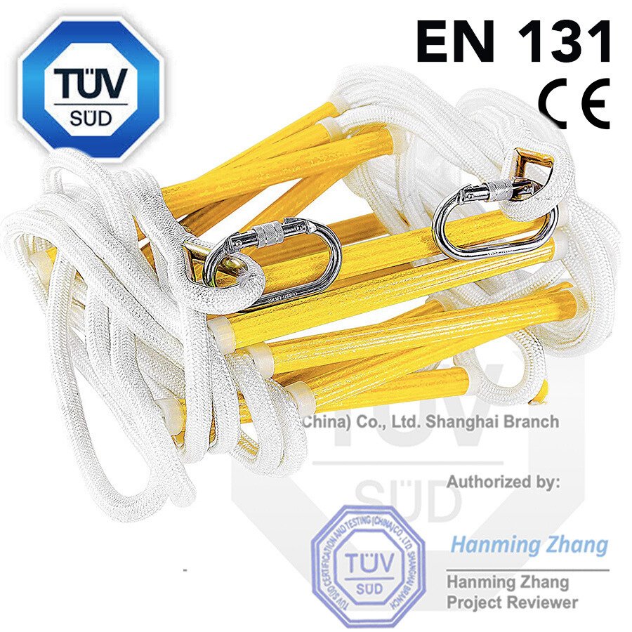 Fire Escape Ladder for Second Story Windows 13 ft 33 Certified Hanging Ladder