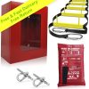 Fire Escape Ladder 3 Storey 25ft (8m) with Cabinet 2