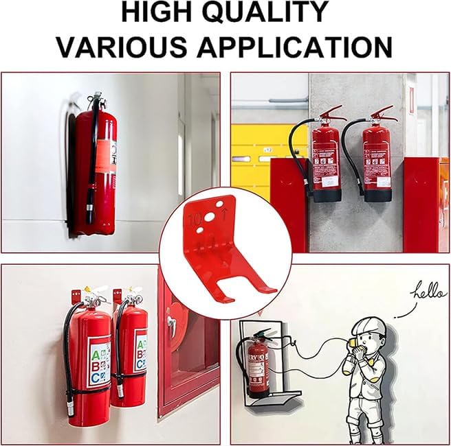 Fire Extinguisher Bracket 5lb Pack of 10 - ISOP USA