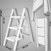 ISOP 3 Step Ladder White 2