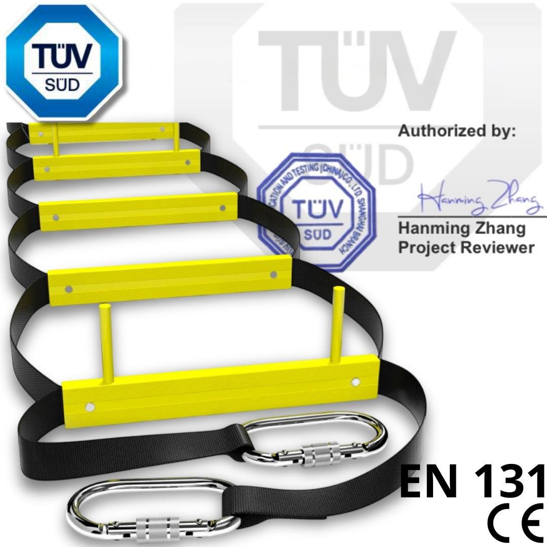 Fire Evacuation Ladder 3 Story | Hanging Ladder 25ft 22 Certified Hanging Ladder 25ft