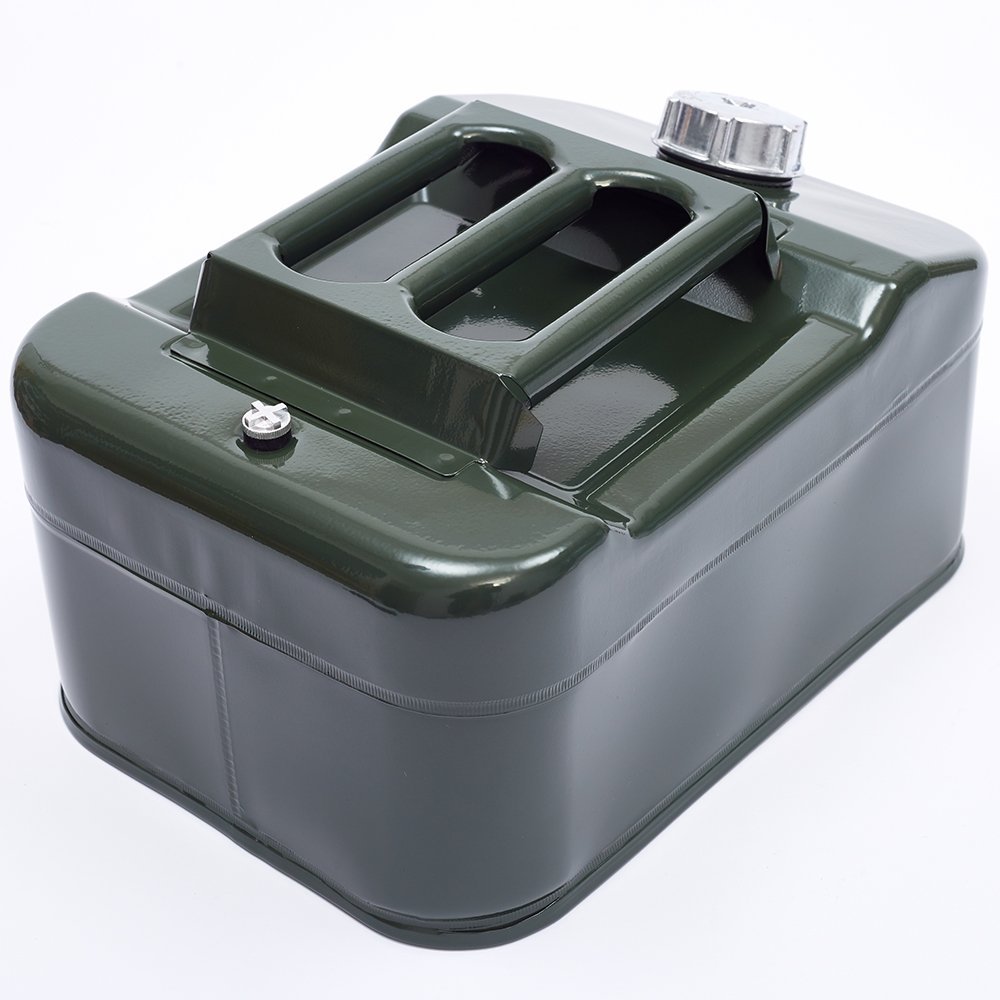 10L (2.6 gallon) Jerry Can | Portable Oil Drum with Square