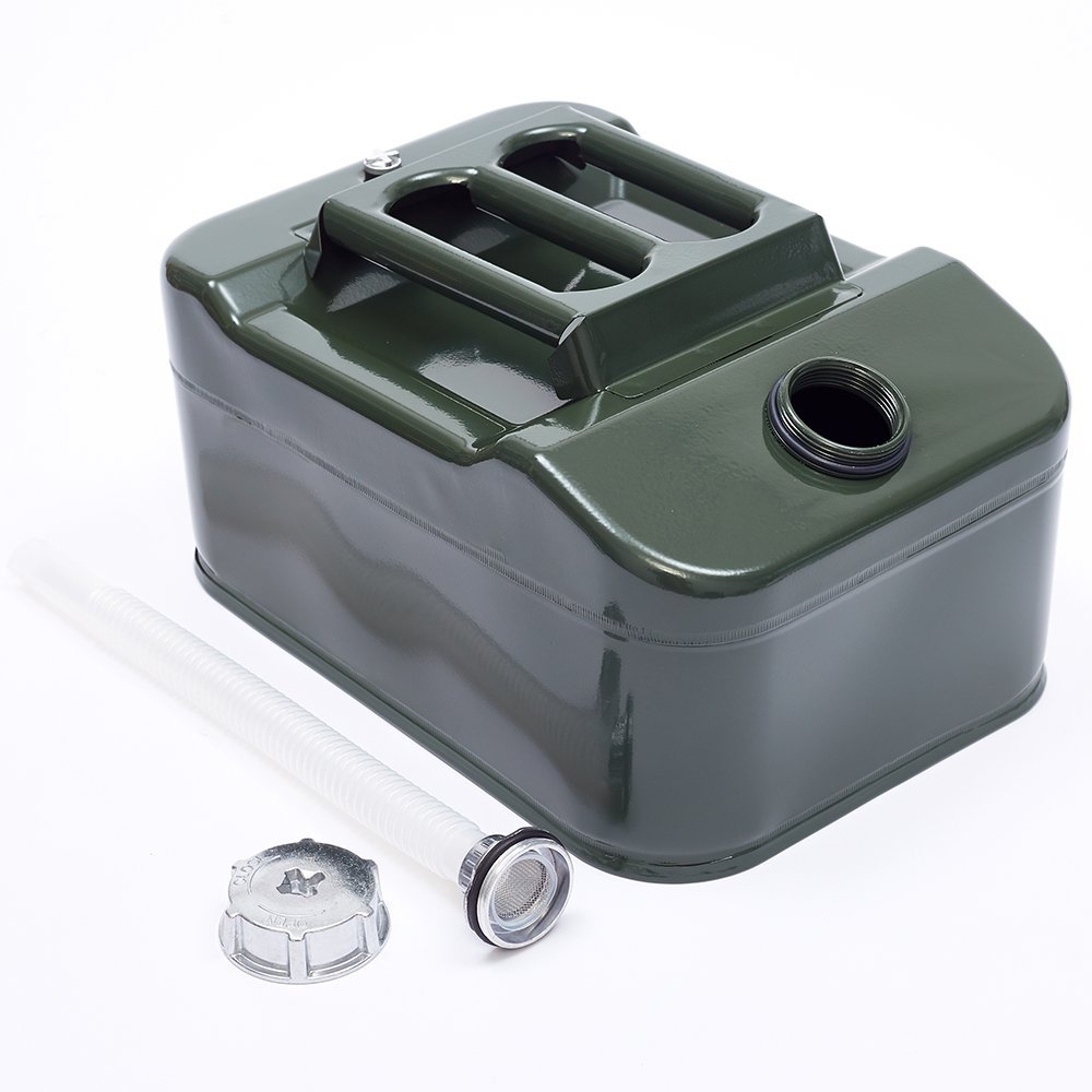 10L (2.6 gallon) Jerry Can | Portable Oil Drum with Square